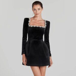 Nadine Merabi Kimberly Black Dress - Size S
